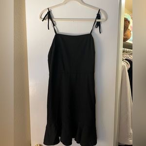 Express Black Strappy Mini Dress Size M